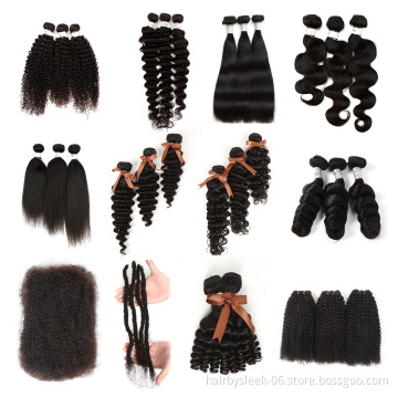 Rebecca Silk Straight Wave The Length 8 to 28inches Remy Hair Bundle Raw Virgin Human Free Sample Brazilian Cuticle Aligned Hair